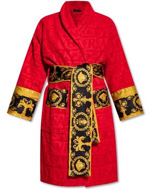 Versace Bademantel mit logo - Rot