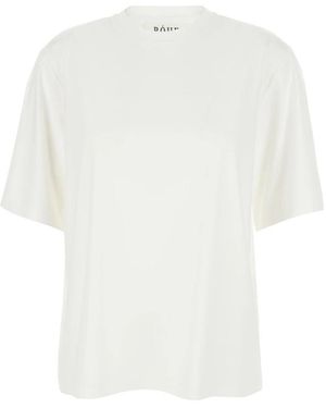 Rohe Tops ,Wit ,Katoen Oversized Katoenen T-Shirt
