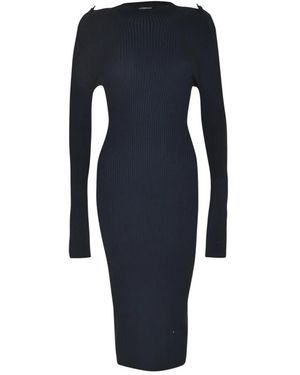 Dondup Knitted Dresses - Blue