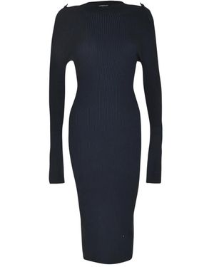 Dondup Knitted Dresses - Blue