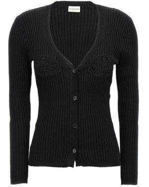 Magda Butrym Truien & Vesten ,Zwart ,Katoen 08 Cardigan