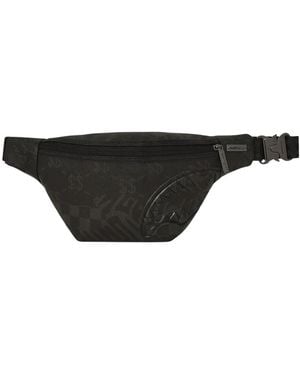 Sprayground 3Am Check Crossbody Bag - Schwarz