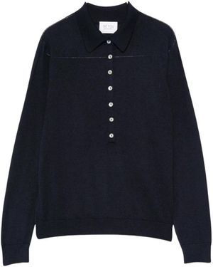 Be You Tops ,Blauw ,Nylon Zijden & Nylon Polo