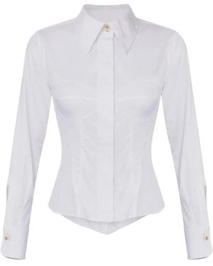 Elisabetta Franchi Stijlvolle Overhemden Collectie - Wit