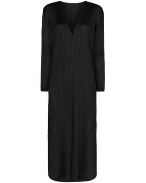 Issey Miyake Midi Dresses - Black