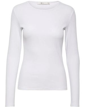 Gestuz Long Sleeve T-Shirts - White