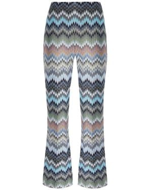 Missoni Zig Zag Trousers - Blue