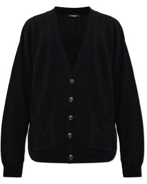 Balmain Cardigan Met Zakken - Zwart