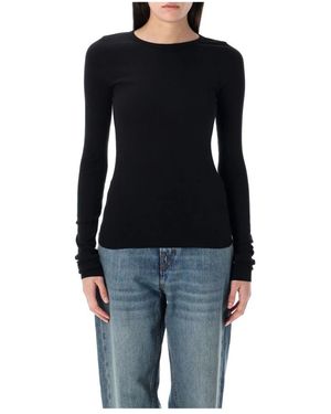 ÉTERNE Round-Neck Knitwear - Negro