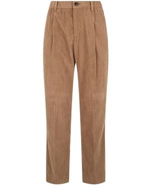 Herno Hose Mit Geradem Bein - Braun