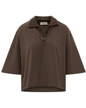 ATOMOFACTORY Polo Shirts - Marrone