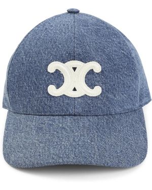 Celine Triomphe Baseball Cap - Blauw