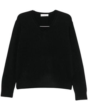 DUNST V-Neck Strickware - Schwarz