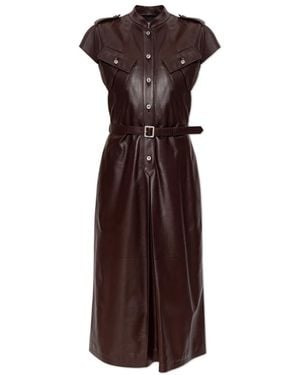 McQueen Shirt Dresses - Marrón