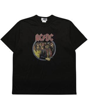 Junya Watanabe Zwarte Katoenen T-Shirts En Polos