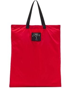 Plan C Tote Bags - Red