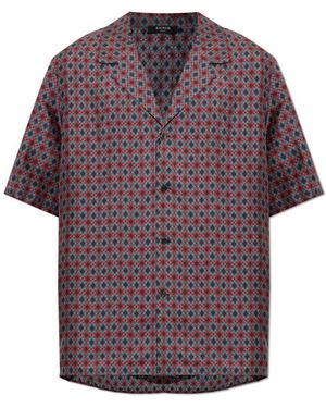 Balmain Overhemden ,Rood ,Zijden Blouse - Paars