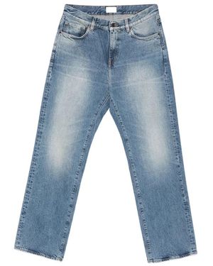 BLK DNM Gerades Jeans - Blau