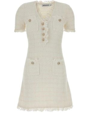 Self-Portrait Short Dresses - Bianco