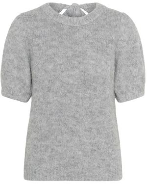 Kaffe Round-Neck Knitwear - Gris