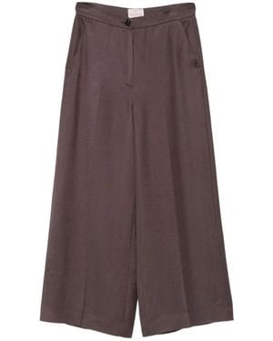 Marella Cropped Broeken - Bruin