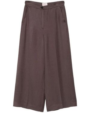 Marella Cropped Broeken - Bruin