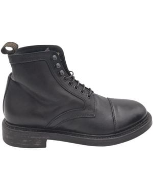 Moma Lace-Up Boots - Negro