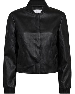 co'couture Leather Jackets - Black