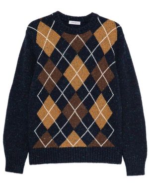 Kangra Round-Neck Knitwear - Blue