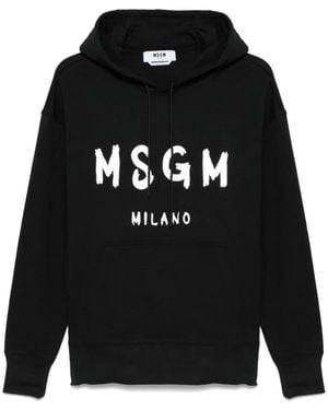 MSGM Hoodies - Negro