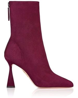 Aquazzura Heeled Boots - Purple