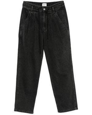 Isabel Marant Jeans ,Zwart ,Katoen Ilsa Drawstring Jeans