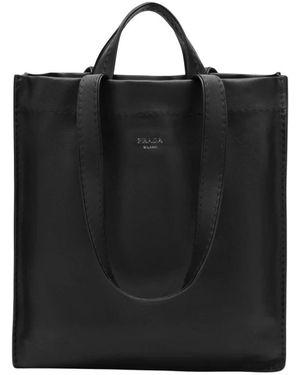 Prada Shopping Bags - Black