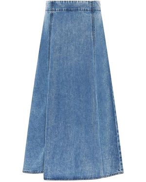 Bruuns Bazaar Denim Skirts - Bleu