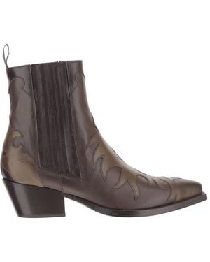 Sartore Cowboy & Biker Boots - Brown