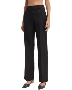 Jacquemus Straight Trousers - Black