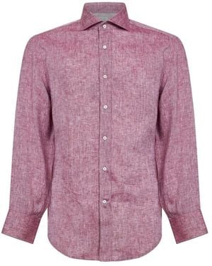 Brunello Cucinelli Casual Shirts - Violet