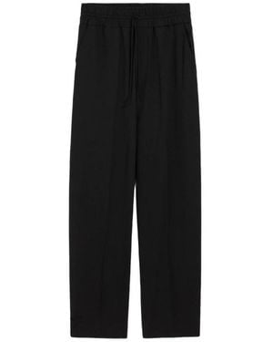 Ami Paris Wollhose Mit Gummizugbund - Schwarz