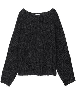 Haikure Round-Neck Knitwear - Negro