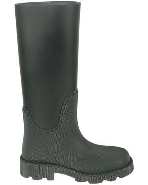 Burberry Rubber Marsh Calf-Length Rain Boots, Brand Size 38 (Us - Green