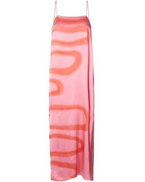 Rabens Saloner Flamingo Camisole Kleid Laurette - Pink