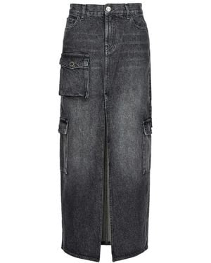 Pinko Denim Skirts - Gris