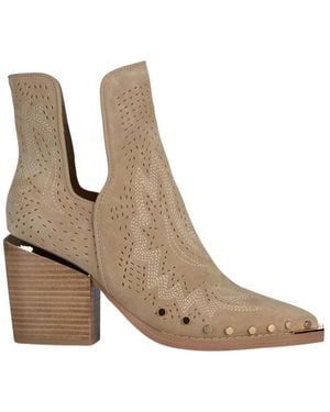 Alma En Pena. Cowboy & Biker Boots - Brown