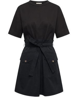 Moncler Jumpsuits & Playsuits ,Zwart ,Jurk