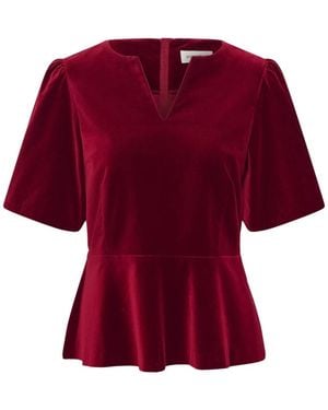 Part Two Overhemden ,Rood ,Polyester Valeriiapw Blouse
