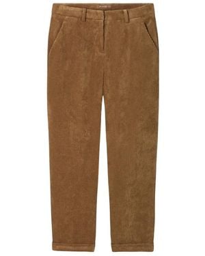 Cambio Slim-Fit Trousers - Brown