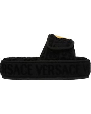 Versace Sliders - Black