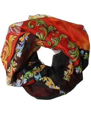 Dolce & Gabbana Silk Scarves - Red