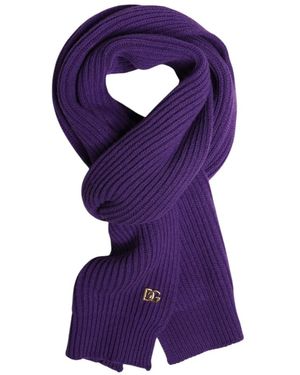 Dolce & Gabbana Winter Scarves - Purple