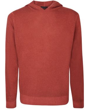 Dell'Oglio V-Neck Knitwear - Red